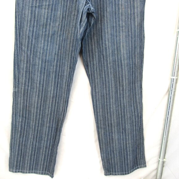 Maurice Malone MO JEANS Textured Denim Hip Hop 90's Blue Jeans RN94517 Size 34 - Picture 3 of 13